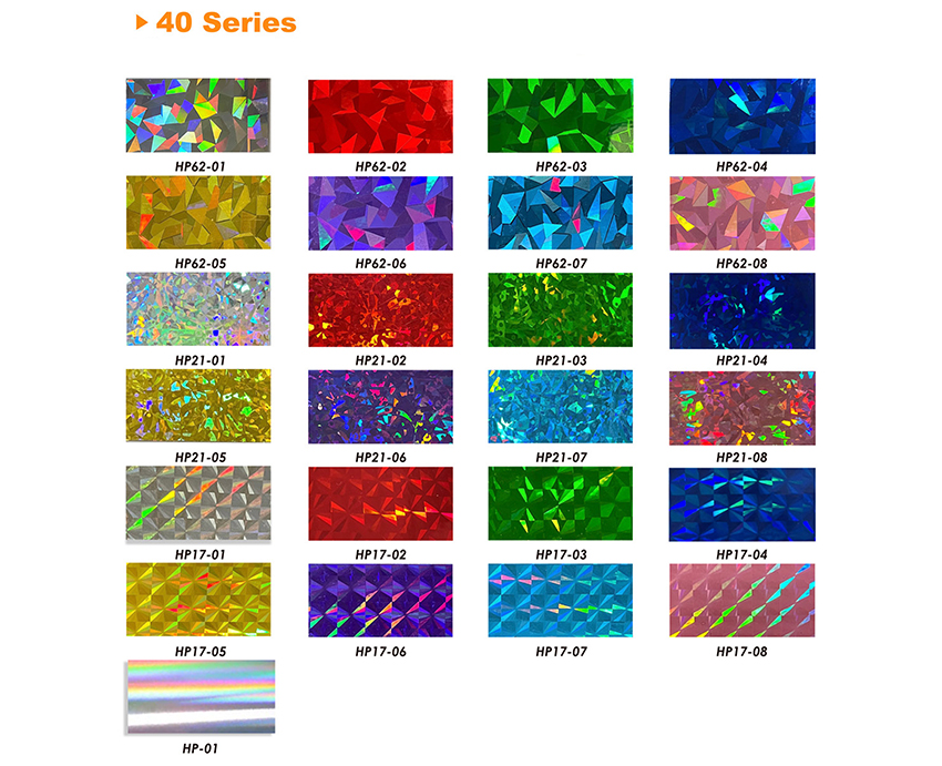 40 series color chart