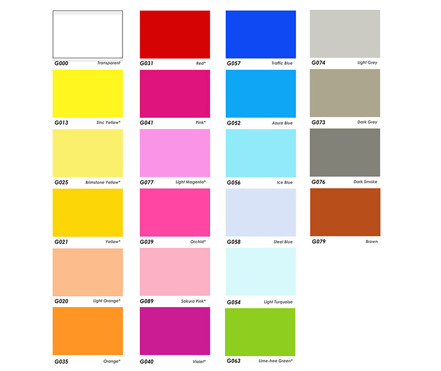 color chart